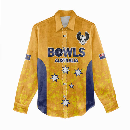Australian South Australia Lawn Bowls Custom Women Casual Shirt Aussie Minimalist Style - Aussie Hoodie