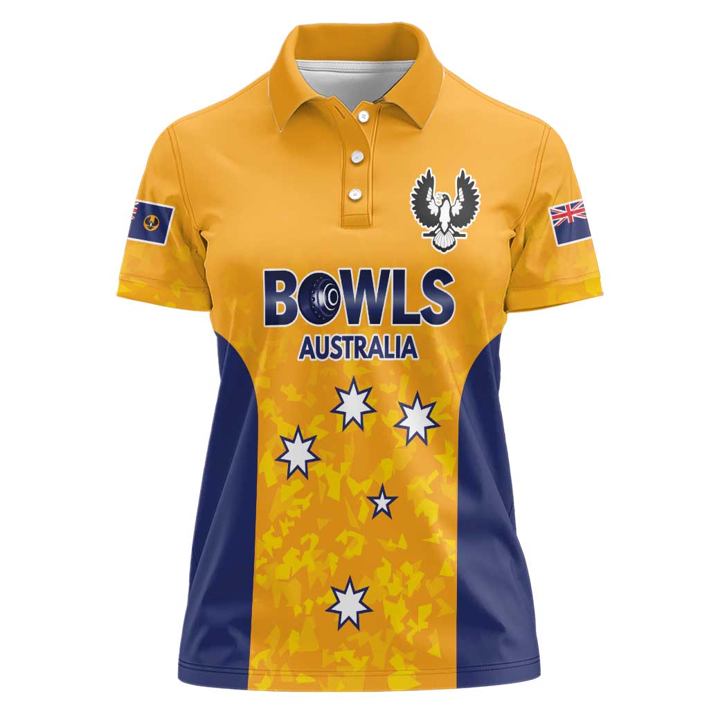 Australian South Australia Lawn Bowls Custom Women Polo Shirt Aussie Minimalist Style - Aussie Hoodie