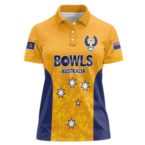 Australian South Australia Lawn Bowls Custom Women Polo Shirt Aussie Minimalist Style - Aussie Hoodie