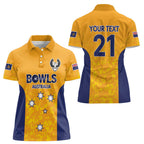 Australian South Australia Lawn Bowls Custom Women Polo Shirt Aussie Minimalist Style - Aussie Hoodie