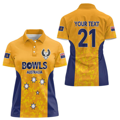 Australian South Australia Lawn Bowls Custom Women Polo Shirt Aussie Minimalist Style - Aussie Hoodie