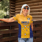 Australian South Australia Lawn Bowls Custom Women Polo Shirt Aussie Minimalist Style - Aussie Hoodie