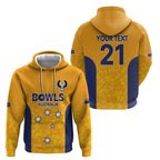 Australian South Australia Lawn Bowls Custom Zip Hoodie Aussie Minimalist Style - Aussie Hoodie