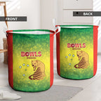 Australian Tasmania Lawn Bowls Laundry Basket Aussie Minimalist Style - Aussie Hoodie