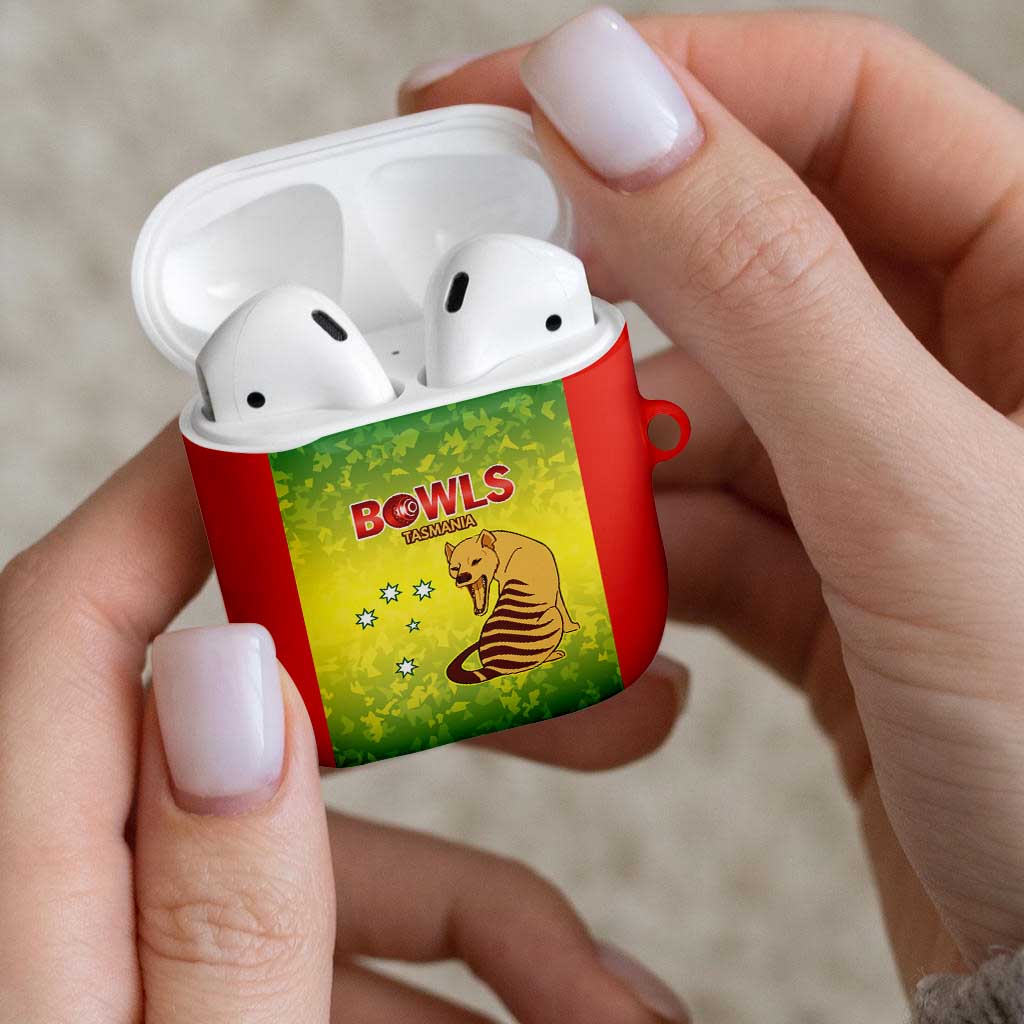 Australian Tasmania Lawn Bowls AirPods Case Aussie Minimalist Style - Aussie Hoodie