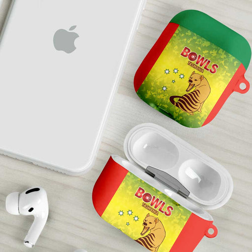 Australian Tasmania Lawn Bowls AirPods Case Aussie Minimalist Style - Aussie Hoodie