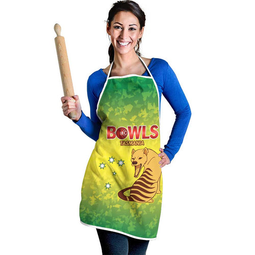 Australian Tasmania Lawn Bowls Apron Aussie Minimalist Style - Aussie Hoodie