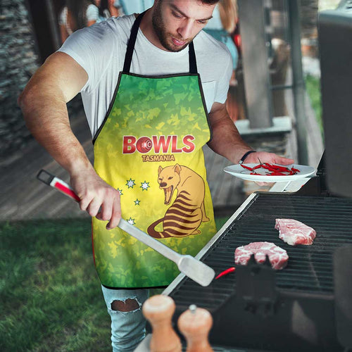 Australian Tasmania Lawn Bowls Apron Aussie Minimalist Style - Aussie Hoodie