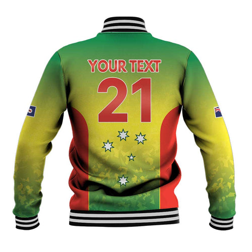 Australian Tasmania Lawn Bowls Custom Baseball Jacket Aussie Minimalist Style - Aussie Hoodie