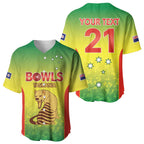 Australian Tasmania Lawn Bowls Custom Baseball Jersey Aussie Minimalist Style - Aussie Hoodie