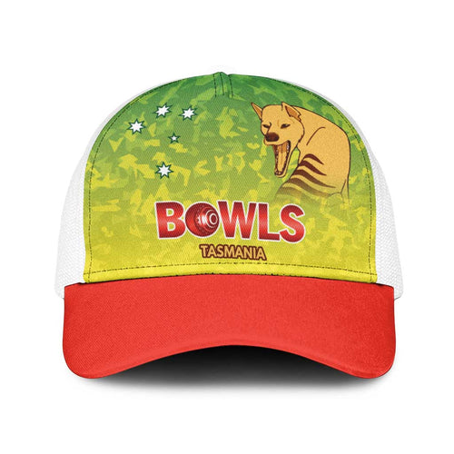 Australian Tasmania Lawn Bowls Baseball Net Cap Aussie Minimalist Style - Aussie Hoodie