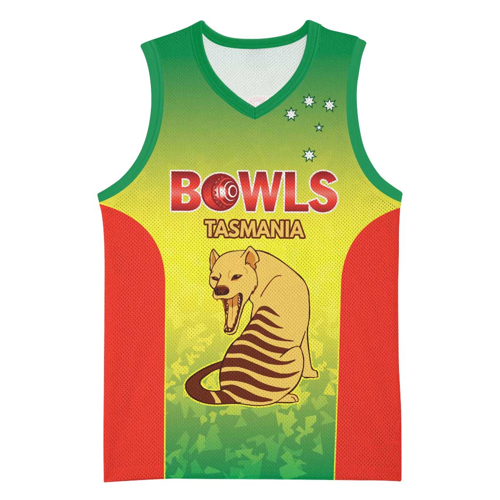 Australian Tasmania Lawn Bowls Custom Basketball Jersey Aussie Minimalist Style - Aussie Hoodie