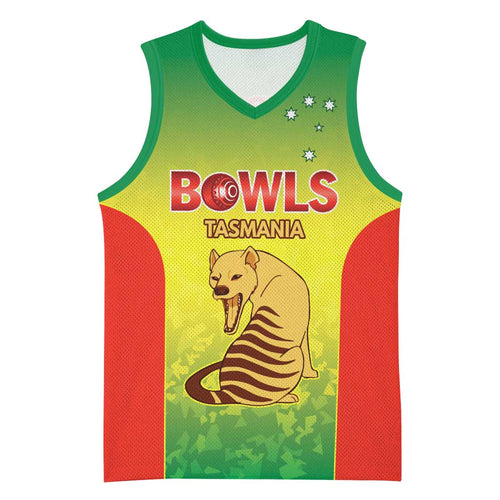 Australian Tasmania Lawn Bowls Custom Basketball Jersey Aussie Minimalist Style - Aussie Hoodie