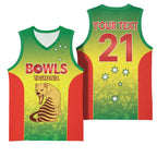 Australian Tasmania Lawn Bowls Custom Basketball Jersey Aussie Minimalist Style - Aussie Hoodie