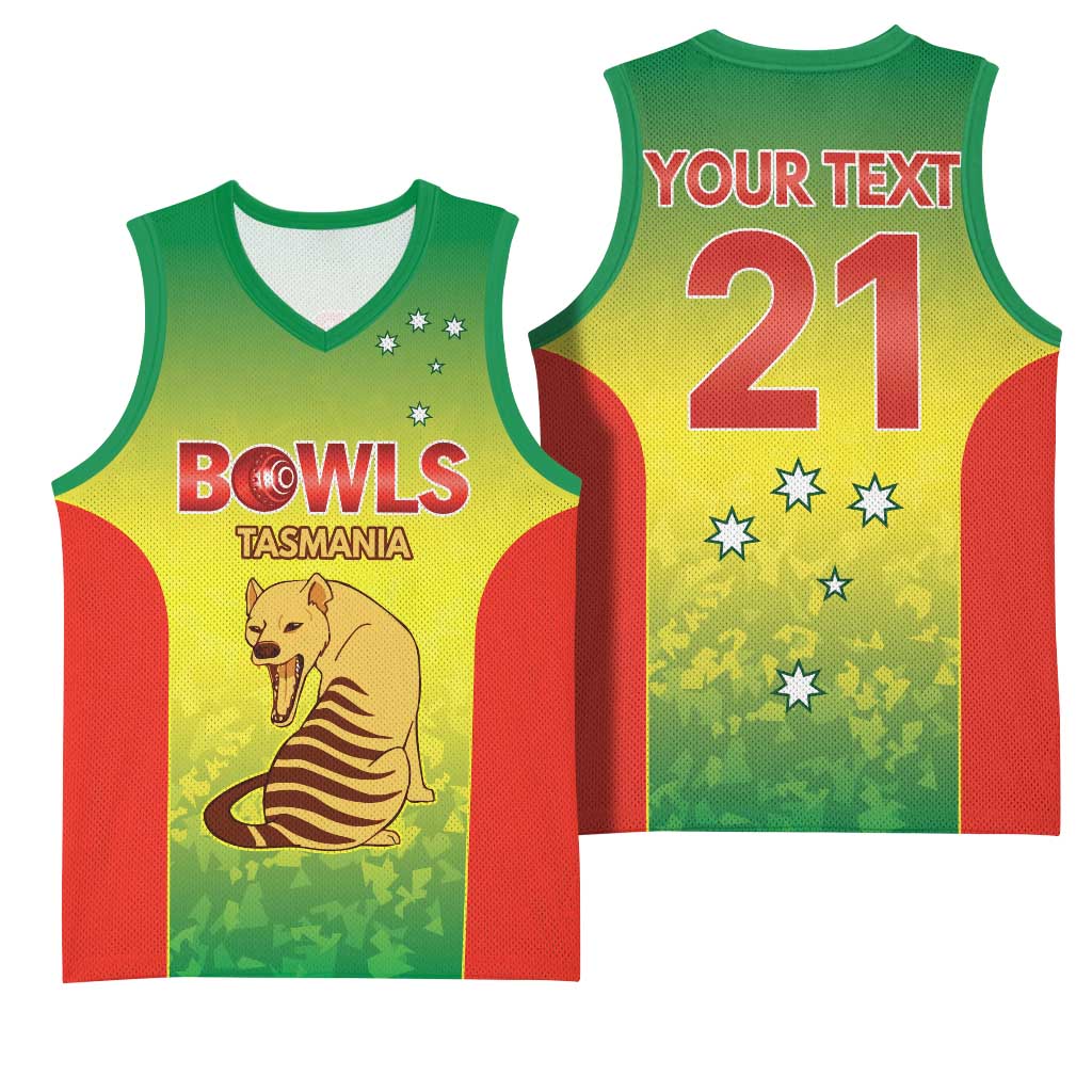 Australian Tasmania Lawn Bowls Custom Basketball Jersey Aussie Minimalist Style - Aussie Hoodie