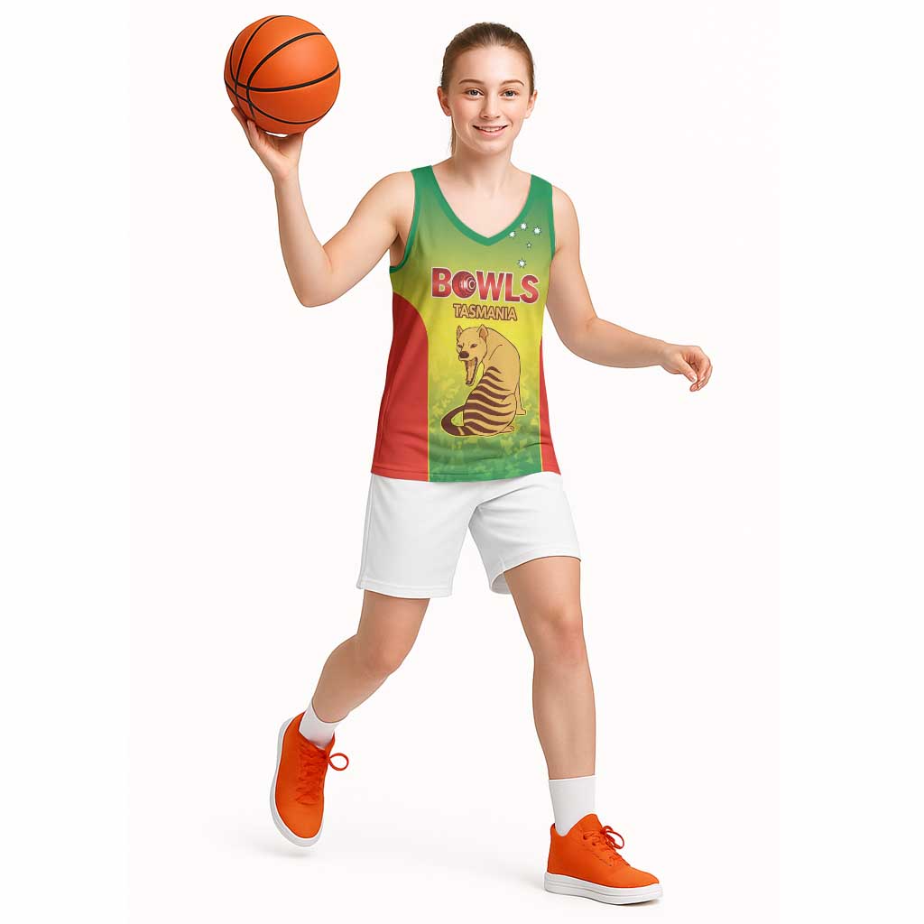 Australian Tasmania Lawn Bowls Custom Basketball Jersey Aussie Minimalist Style - Aussie Hoodie