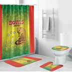 Australian Tasmania Lawn Bowls Bathroom Set Aussie Minimalist Style - Aussie Hoodie