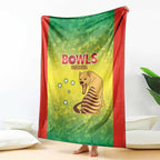 Australian Tasmania Lawn Bowls Blanket Aussie Minimalist Style - Aussie Hoodie