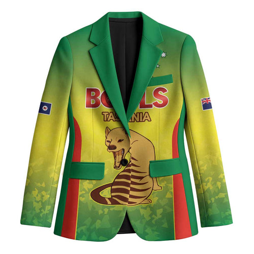 Australian Tasmania Lawn Bowls Custom Blazer Aussie Minimalist Style - Aussie Hoodie