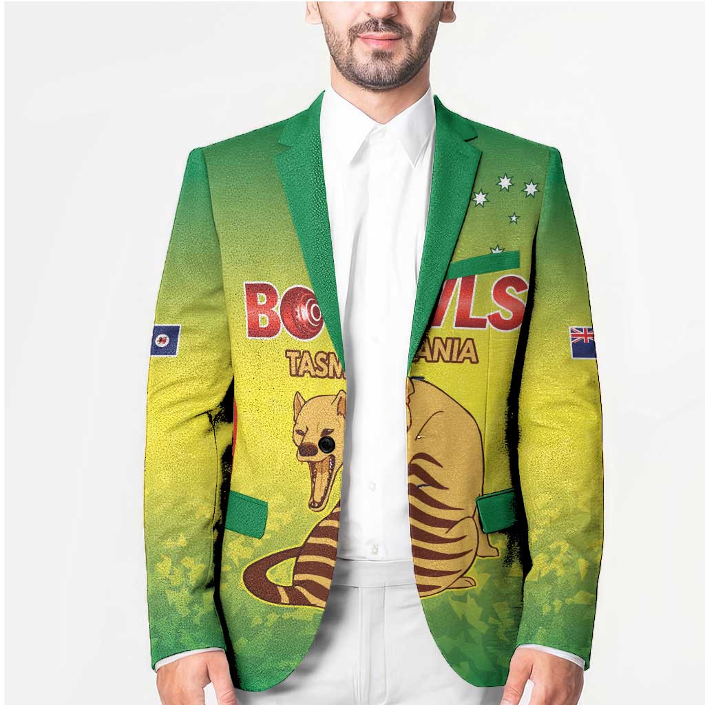 Australian Tasmania Lawn Bowls Custom Blazer Aussie Minimalist Style - Aussie Hoodie