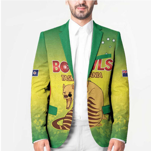 Australian Tasmania Lawn Bowls Custom Blazer Aussie Minimalist Style - Aussie Hoodie