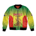 Australian Tasmania Lawn Bowls Custom Bomber Jacket Aussie Minimalist Style - Aussie Hoodie