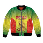 Australian Tasmania Lawn Bowls Custom Bomber Jacket Aussie Minimalist Style - Aussie Hoodie