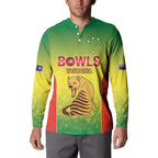 Australian Tasmania Lawn Bowls Custom Button Sweatshirt Aussie Minimalist Style - Aussie Hoodie