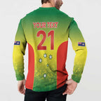 Australian Tasmania Lawn Bowls Custom Button Sweatshirt Aussie Minimalist Style - Aussie Hoodie