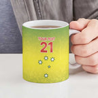 Australian Tasmania Lawn Bowls Custom Ceramic Mug Aussie Minimalist Style - Aussie Hoodie