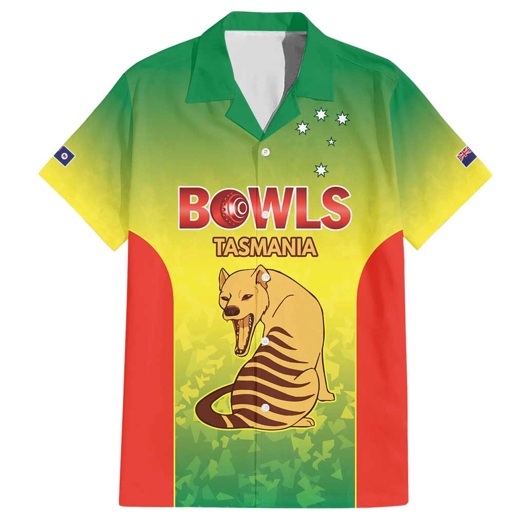 Australian Tasmania Lawn Bowls Custom Hawaiian Shirt Aussie Minimalist Style - Aussie Hoodie