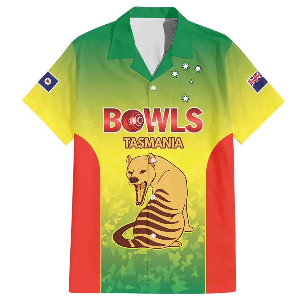Australian Tasmania Lawn Bowls Custom Hawaiian Shirt Aussie Minimalist Style - Aussie Hoodie