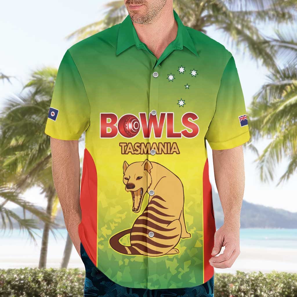 Australian Tasmania Lawn Bowls Custom Hawaiian Shirt Aussie Minimalist Style - Aussie Hoodie