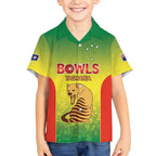 Australian Tasmania Lawn Bowls Custom Hawaiian Shirt Aussie Minimalist Style - Aussie Hoodie