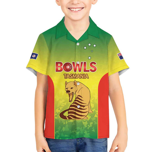 Australian Tasmania Lawn Bowls Custom Hawaiian Shirt Aussie Minimalist Style - Aussie Hoodie