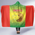 Australian Tasmania Lawn Bowls Hooded Blanket Aussie Minimalist Style - Aussie Hoodie