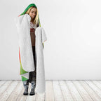 Australian Tasmania Lawn Bowls Hooded Blanket Aussie Minimalist Style - Aussie Hoodie