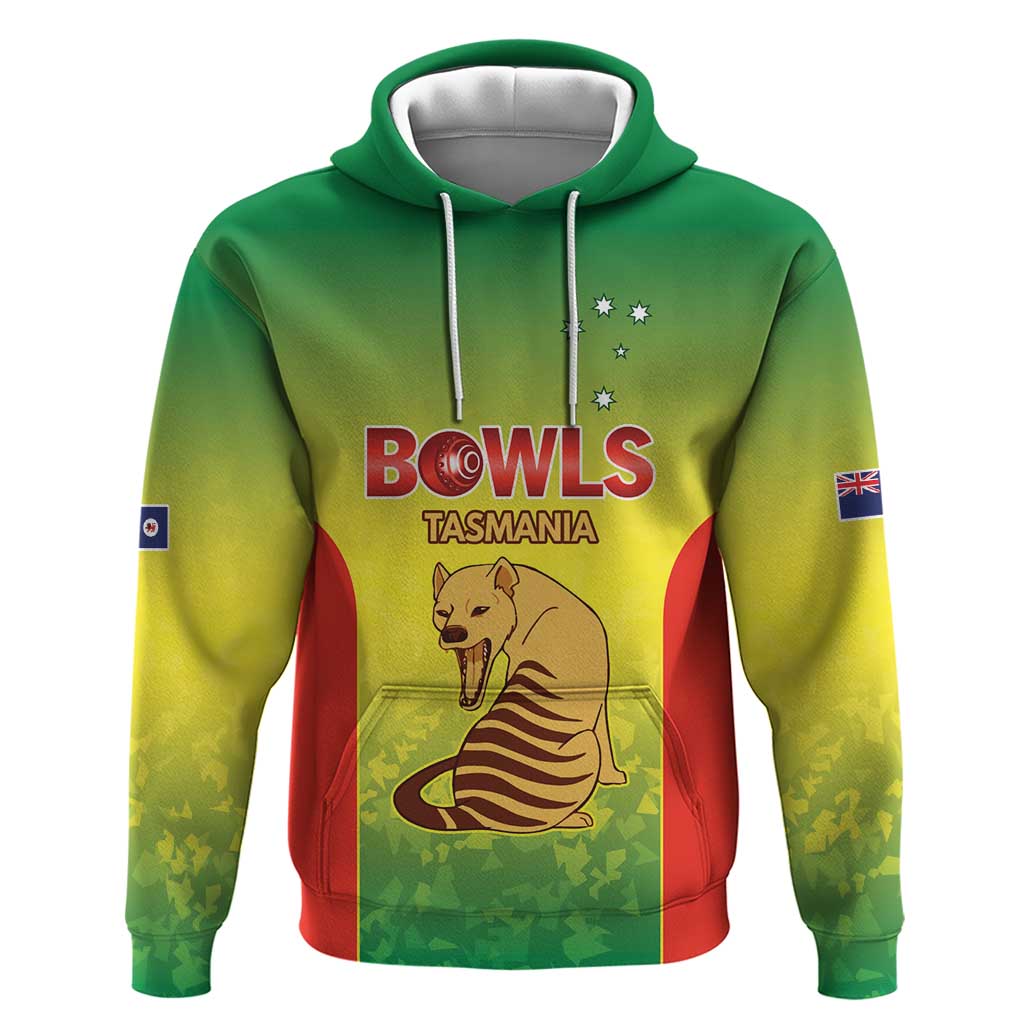 Australian Tasmania Lawn Bowls Custom Hoodie Aussie Minimalist Style - Aussie Hoodie