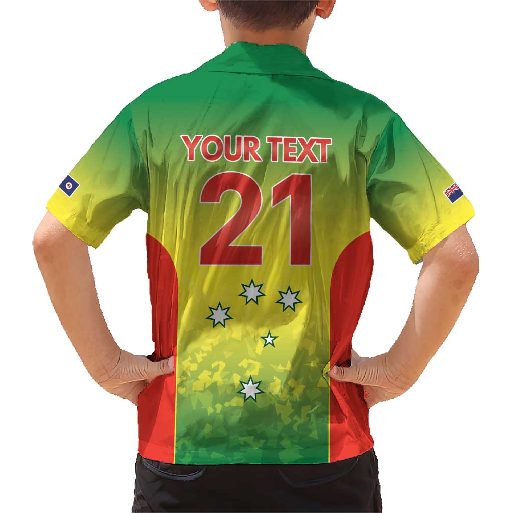 Australian Tasmania Lawn Bowls Custom Kid Hawaiian Shirt Aussie Minimalist Style - Aussie Hoodie