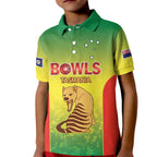 Australian Tasmania Lawn Bowls Custom Kid Polo Shirt Aussie Minimalist Style - Aussie Hoodie