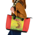 Australian Tasmania Lawn Bowls Leather Tote Bag Aussie Minimalist Style - Aussie Hoodie