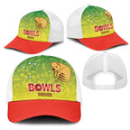 Australian Tasmania Lawn Bowls Mesh Trucker Cap Aussie Minimalist Style - Aussie Hoodie