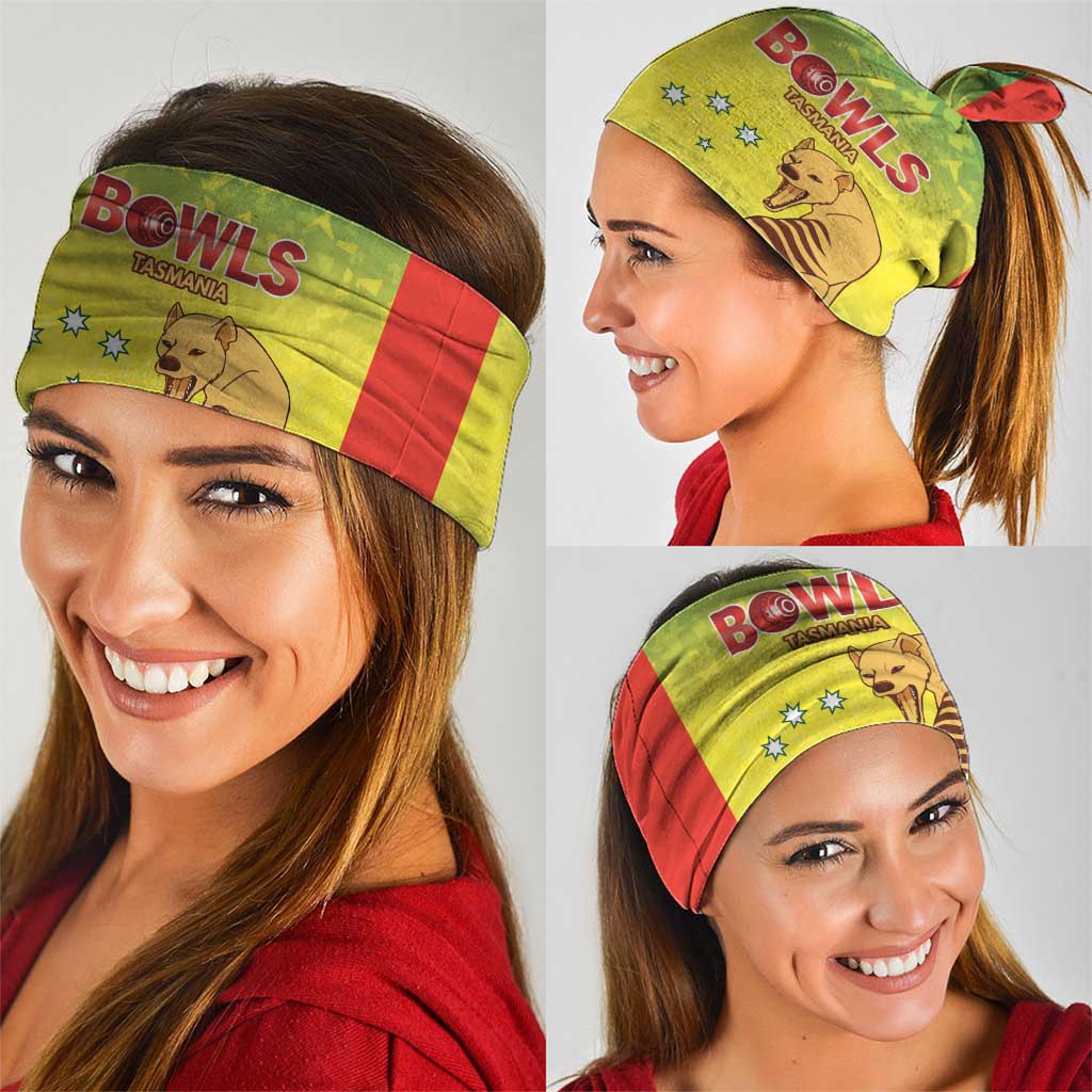 Australian Tasmania Lawn Bowls Neck Gaiter Aussie Minimalist Style - Aussie Hoodie