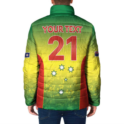Australian Tasmania Lawn Bowls Custom Padded Jacket Aussie Minimalist Style - Aussie Hoodie
