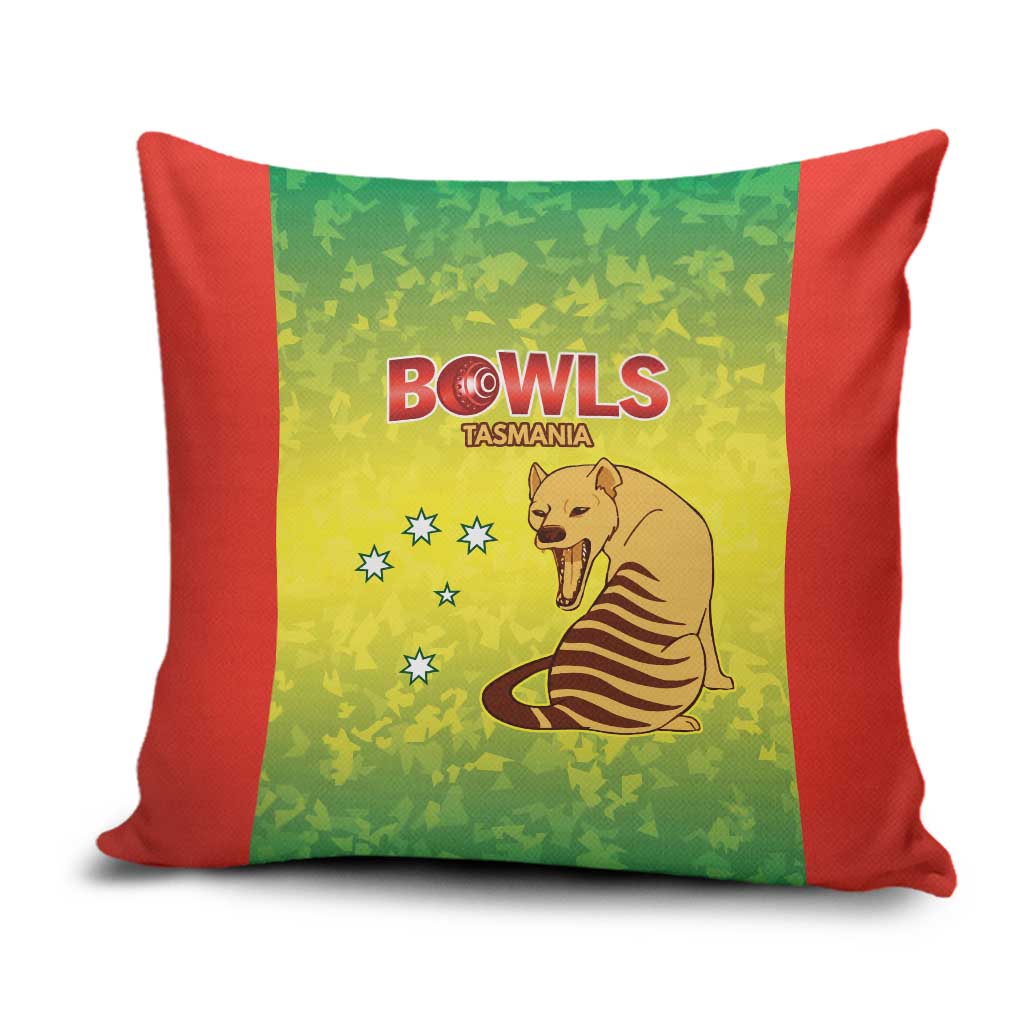 Australian Tasmania Lawn Bowls Pillow Cover Aussie Minimalist Style - Aussie Hoodie