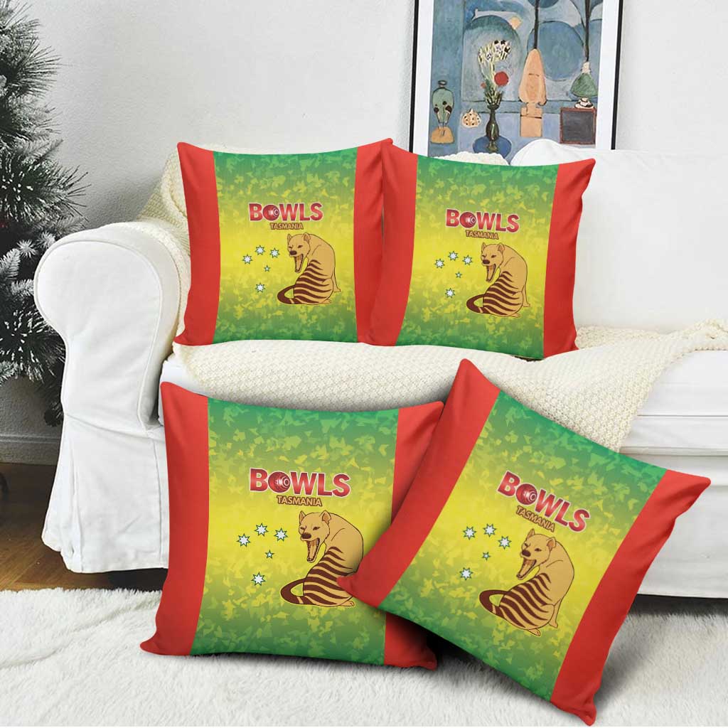 Australian Tasmania Lawn Bowls Pillow Cover Aussie Minimalist Style - Aussie Hoodie