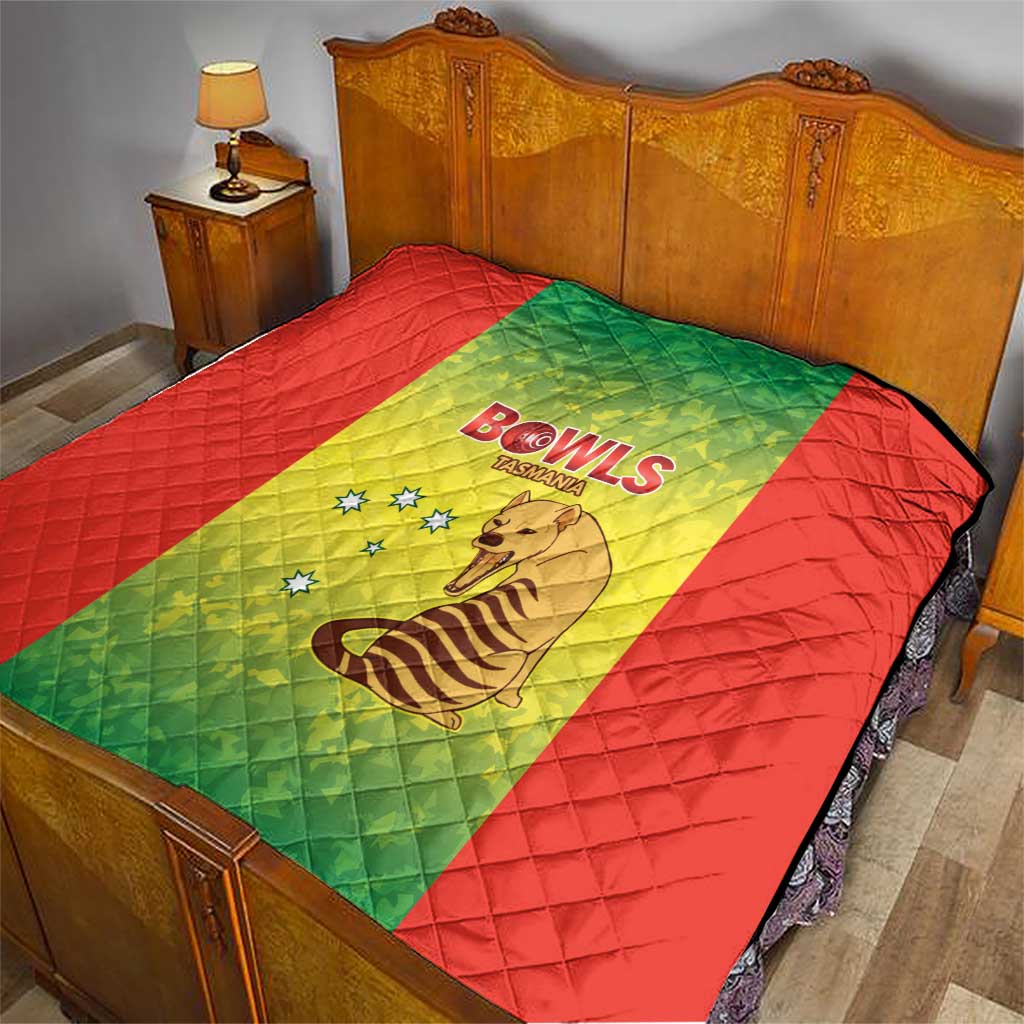Australian Tasmania Lawn Bowls Quilt Aussie Minimalist Style - Aussie Hoodie