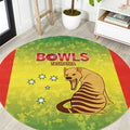 Australian Tasmania Lawn Bowls Round Carpet Aussie Minimalist Style - Aussie Hoodie