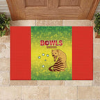 Australian Tasmania Lawn Bowls Rubber Doormat Aussie Minimalist Style - Aussie Hoodie