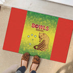 Australian Tasmania Lawn Bowls Rubber Doormat Aussie Minimalist Style - Aussie Hoodie